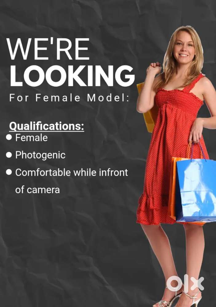 We are looking for female models