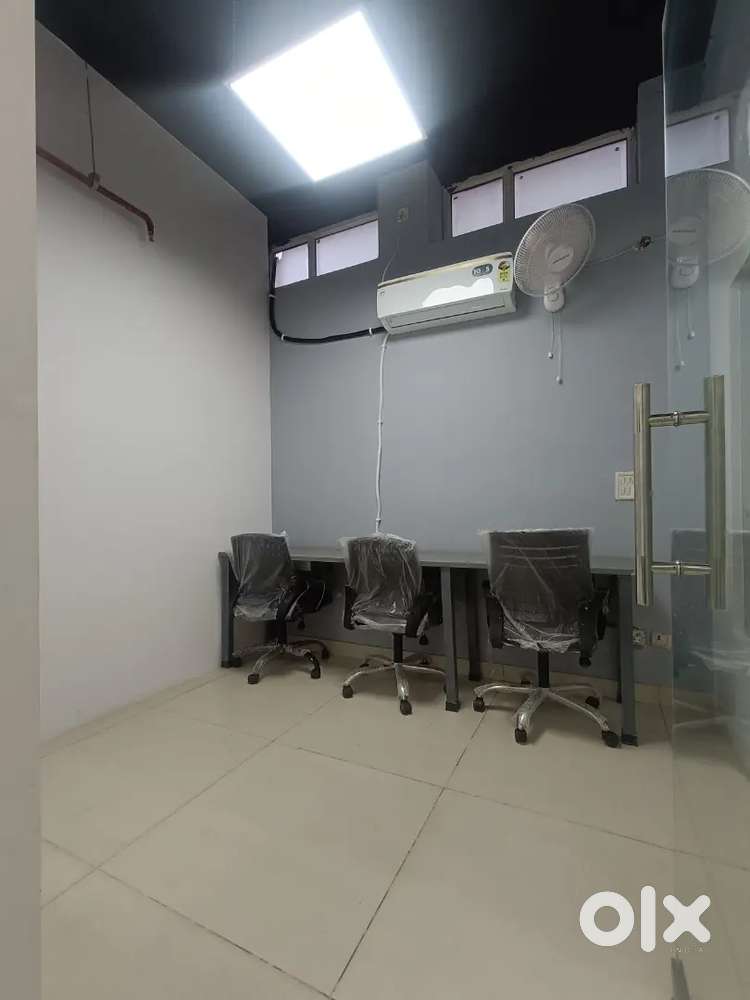 1Director Cabin+3Workstations.Fully Furnished Office Space For Rent.