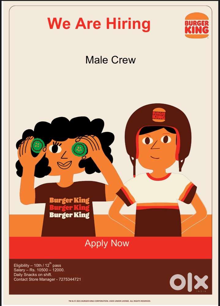 Hiring at Burger King