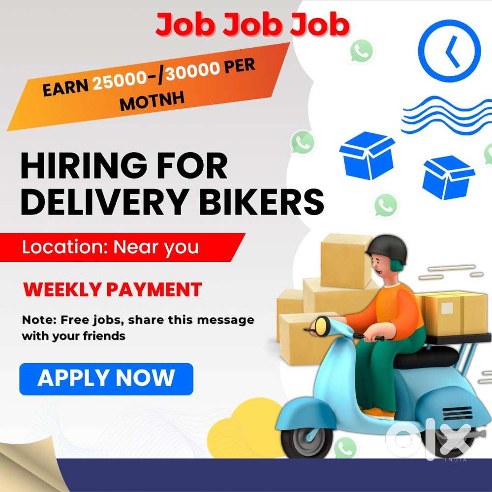 Hiring for Delivery Boy Jobs in Agra, Uttar Pradesh