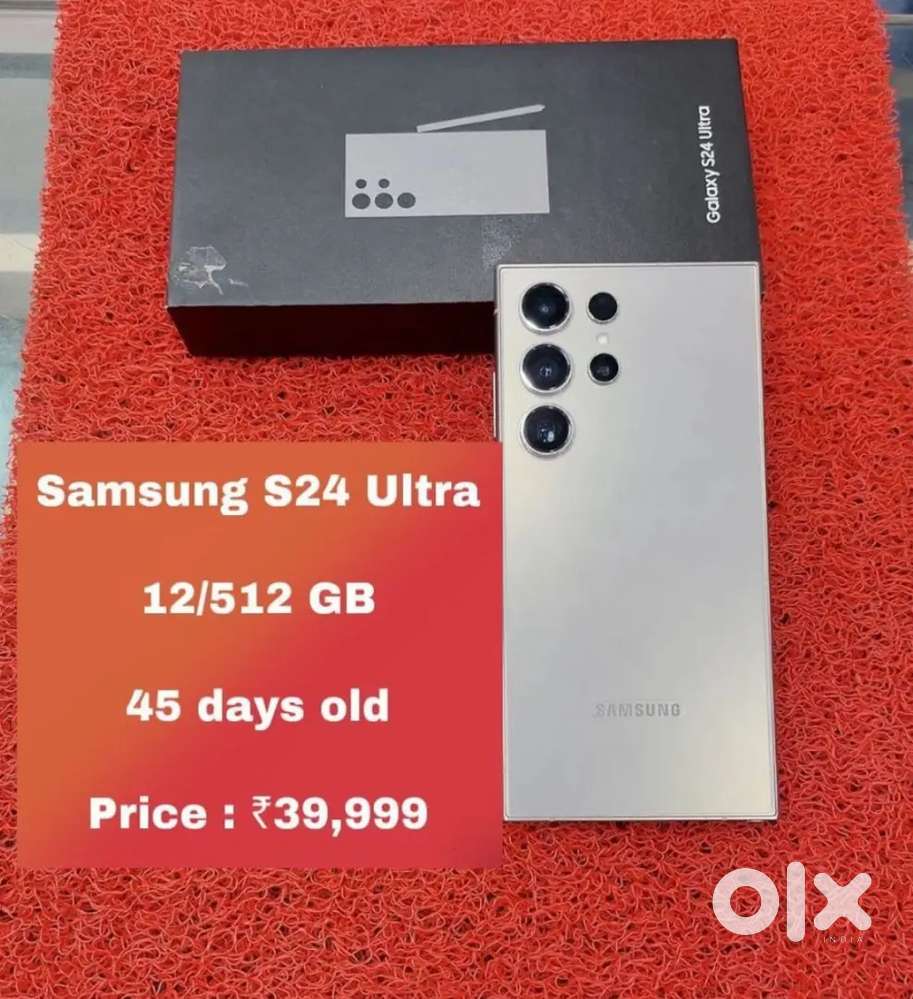 SAMSUNG GALAXY S24 ULTRA LESS USED SET, 12GB RAM 256GB ROM WITH BILL