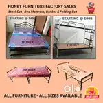 Steel Cot Bed Mattresses/ Bunker bed/ Double bed/ Hostel Bed, all size