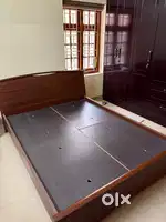 One queen size cot and bed for sale