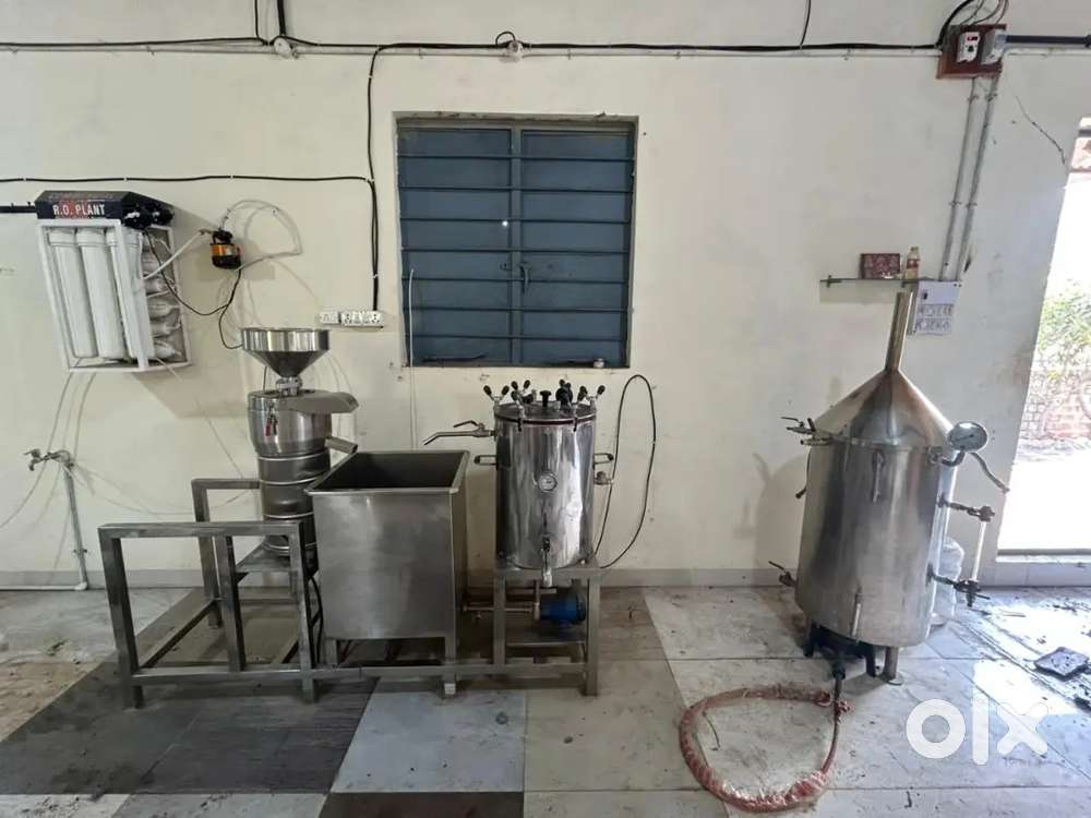 TOFU MANUFACTURING PLANT PUSHPANJALI INDUSTRIES 250 LITRE