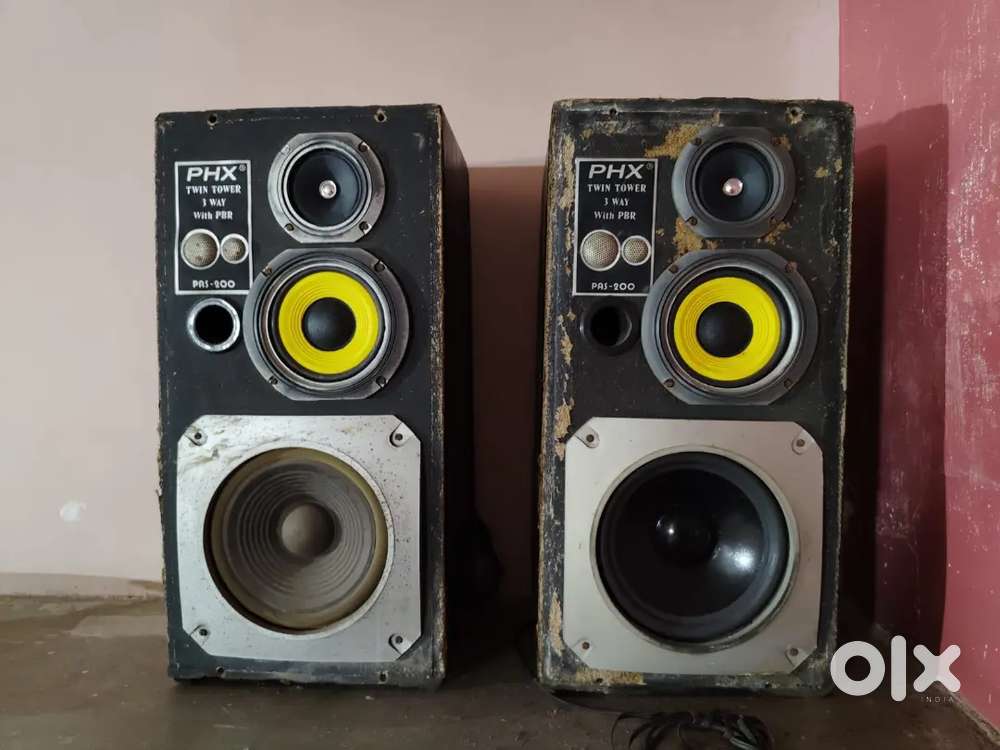 Two big speakers