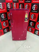 Id.4f 190ltrs red colour single door refrigerator with warranty