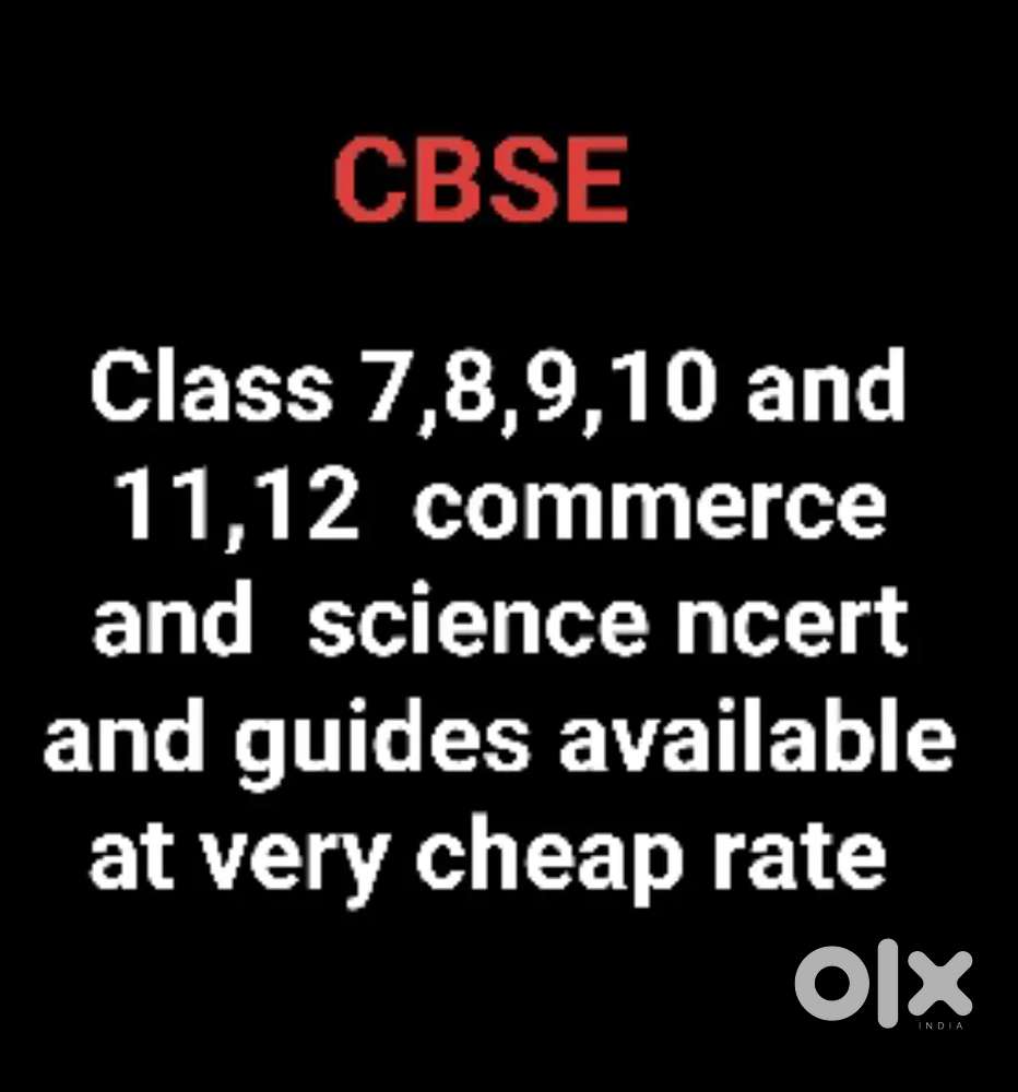 CBSE secondhand books and guides fully new condition