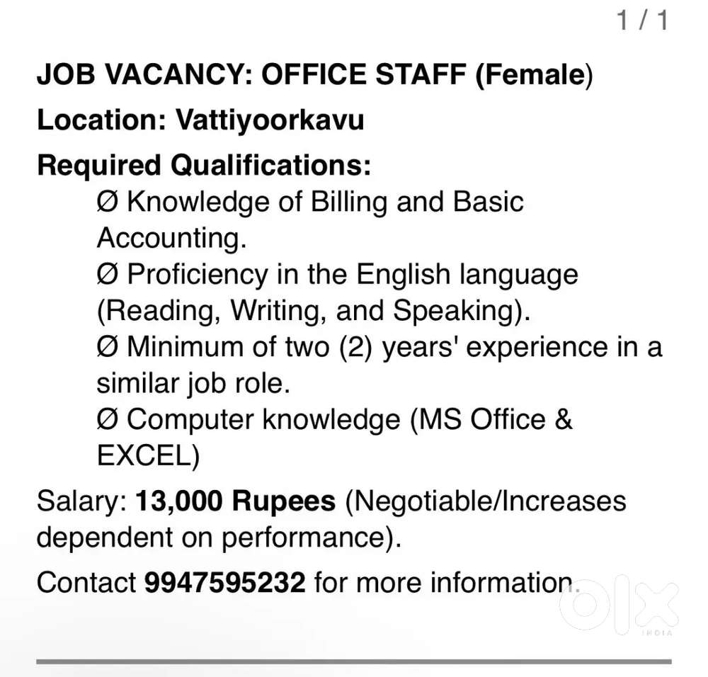 Office staff