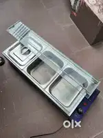 packed Bain Marie with 3 compartments.