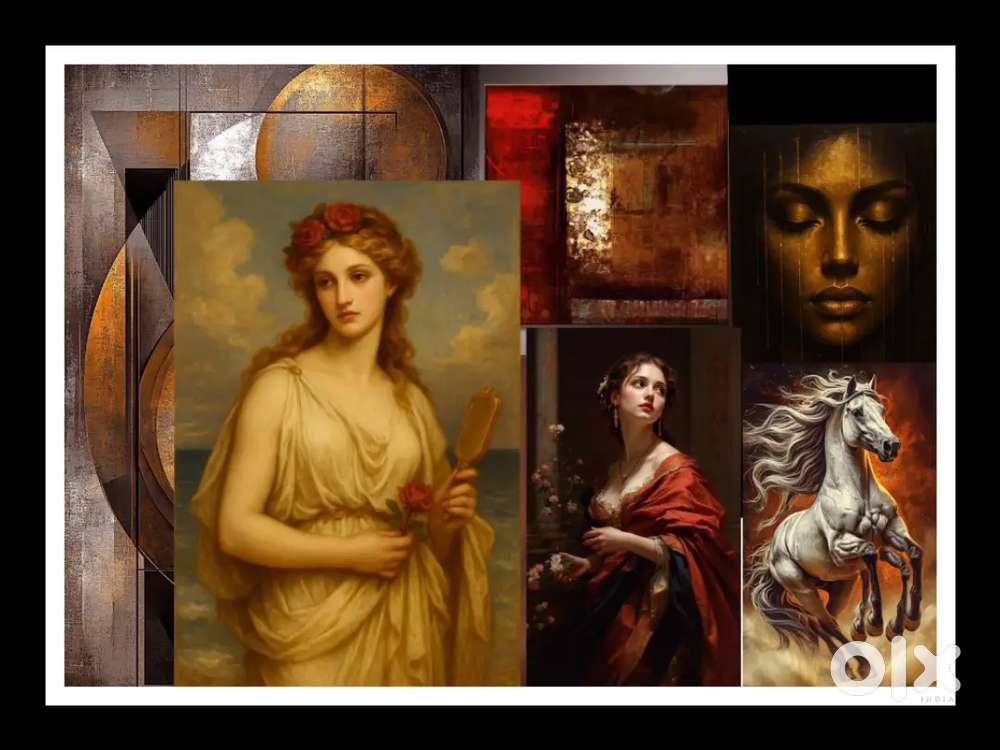 Handmade canvas paintings