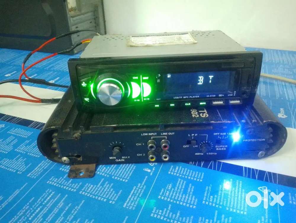 2 channel car amplifier and stereo