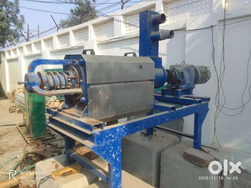 screw press / screw type dewatering machine / gasifier stove system