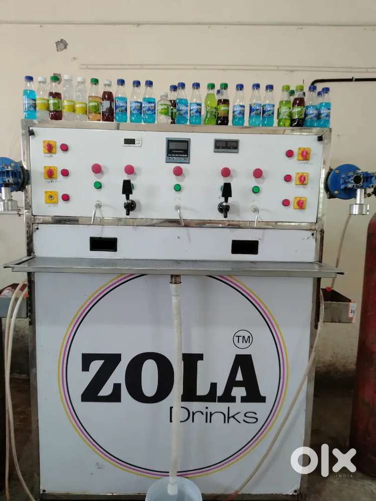 Soda machine semi automatic soda machine 2+3 plus free ro plant 150lph