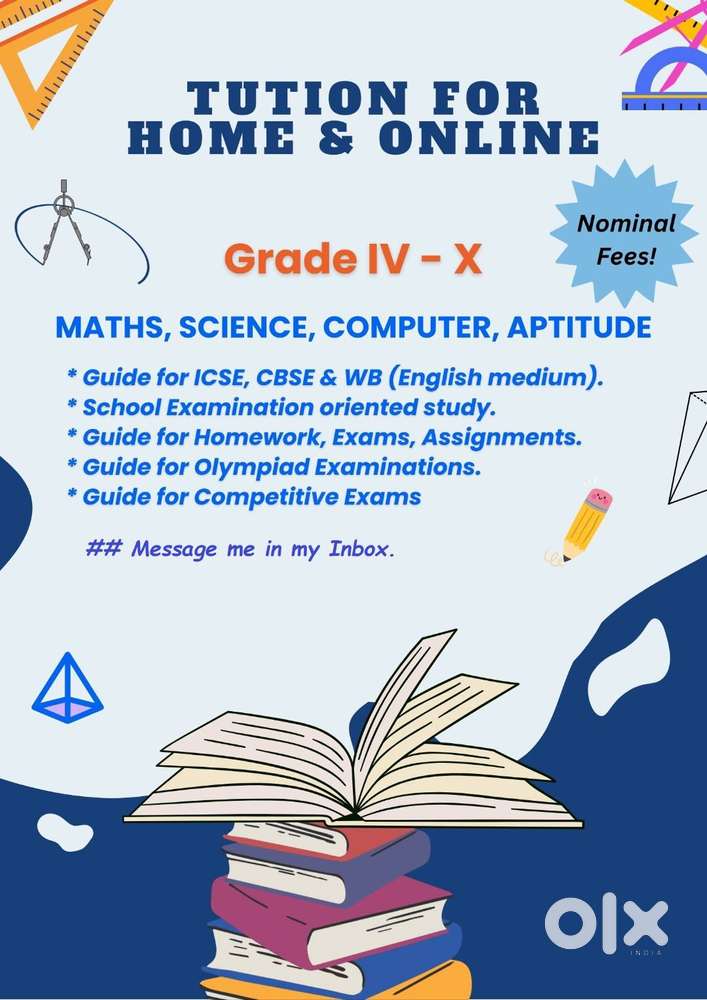 ICSE, CBSE and WB - Math, Science, Computer, Aptitude