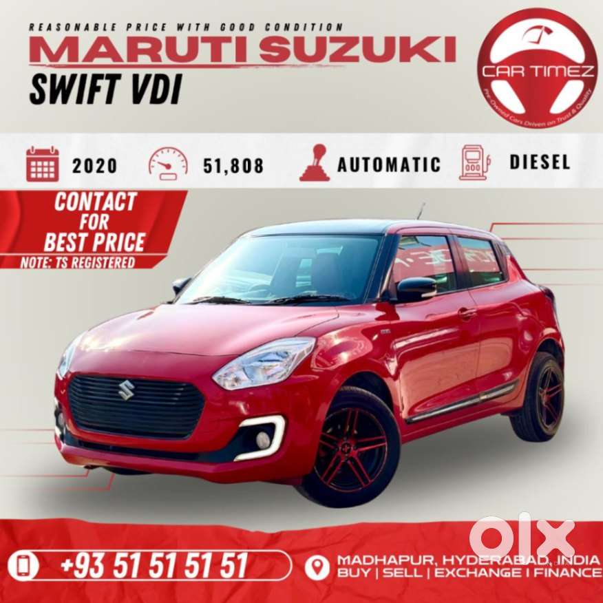 Maruti Suzuki Swift AMT VDI, 2020, Diesel