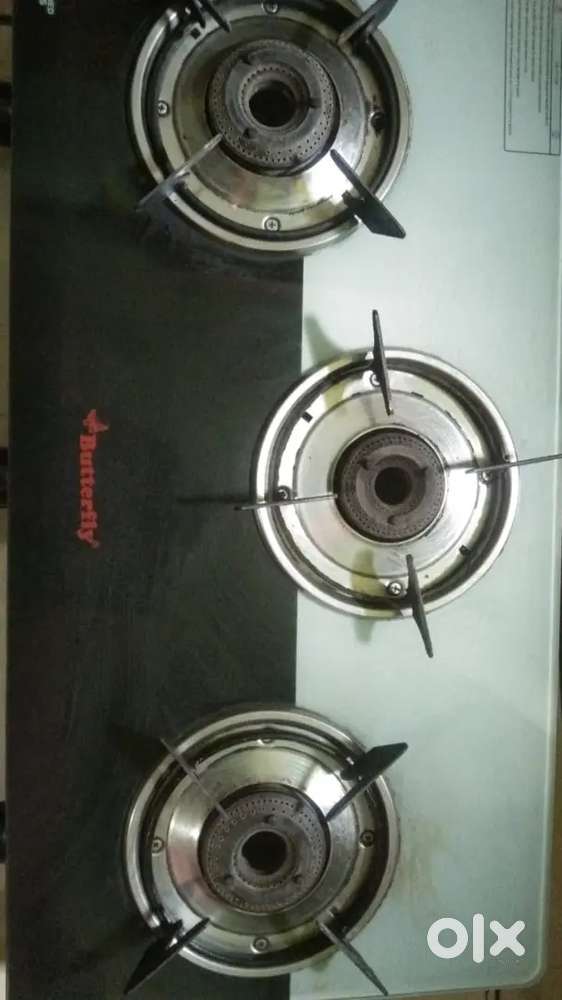 3 burner gas stove Butterfly