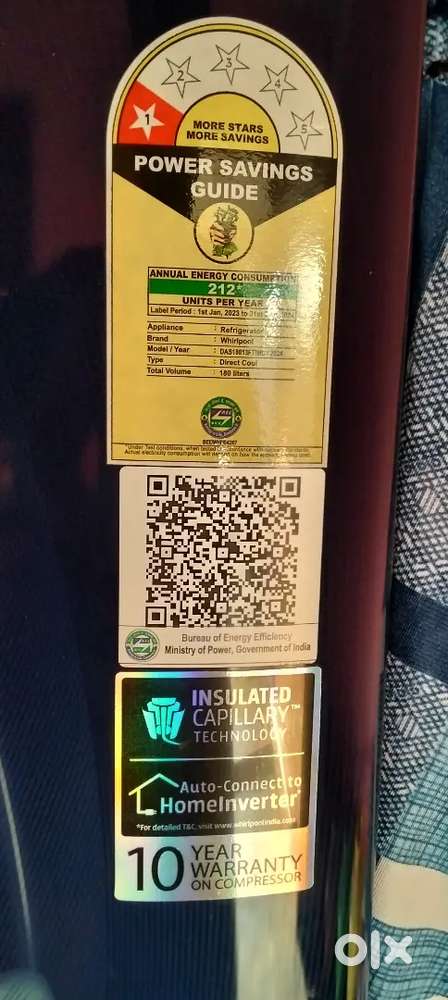 New refrigerator in buy 1year, good condition,10 years warranty