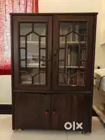 Wooden Bookshelf / Almirah / Storage Unit