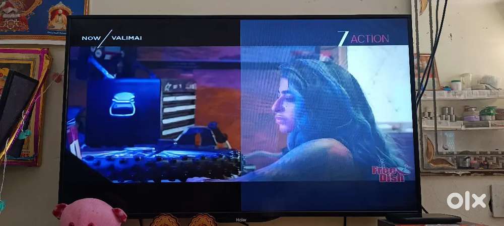 43 inch Haier led panel mein problem hai sath me setup box