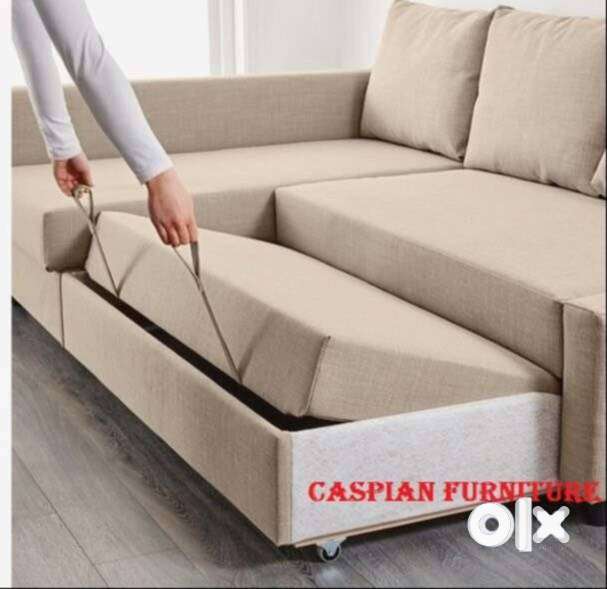 New sofa cum bed with storage at factory price with color options    B