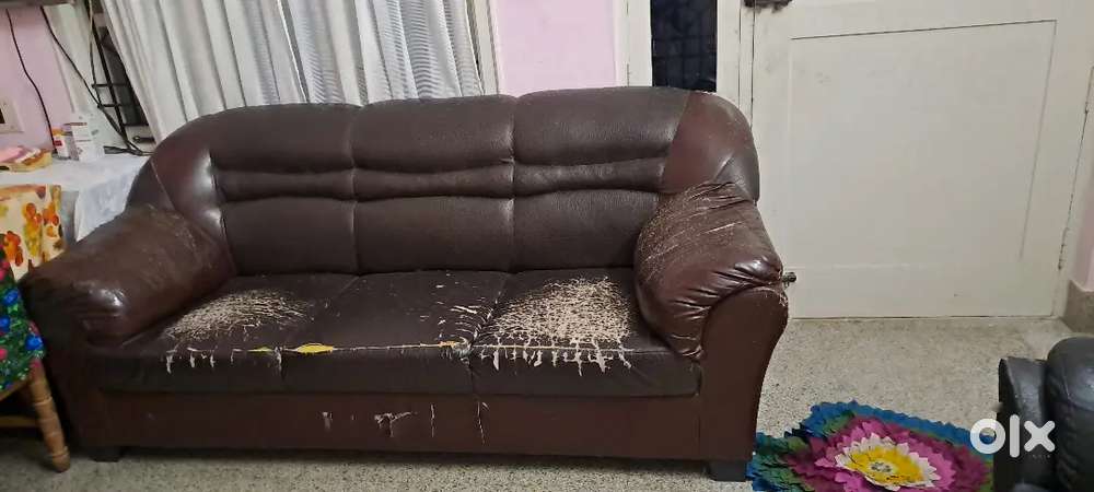 Brown sofa