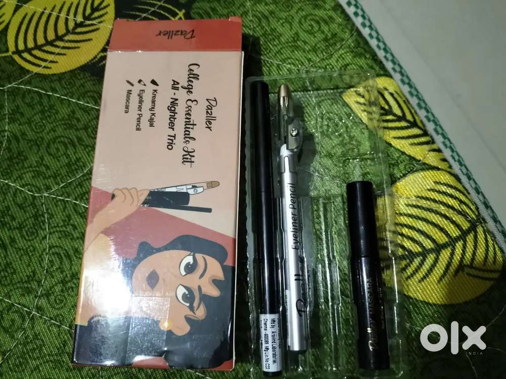 Pack of kajal, eye brow pencil, mascara