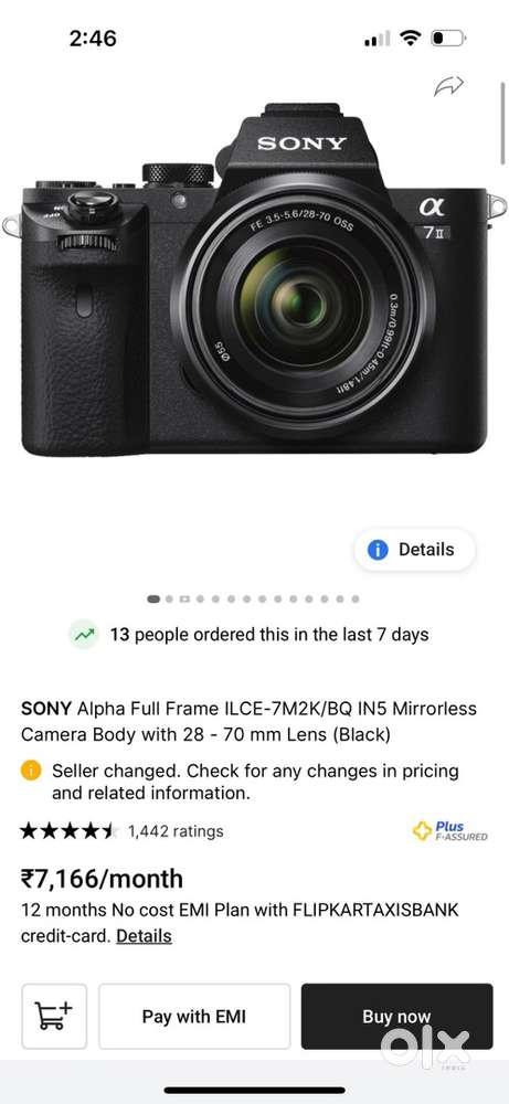 Sony Brand new camera