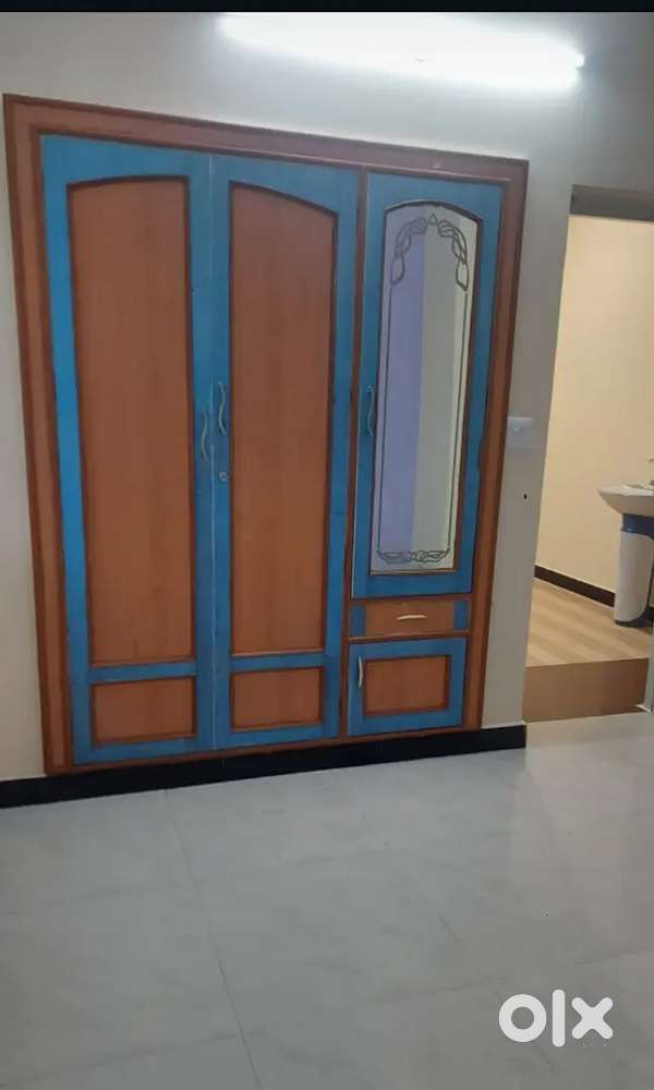 West Facing 2BHK semi furnished home on 2nd floor.
