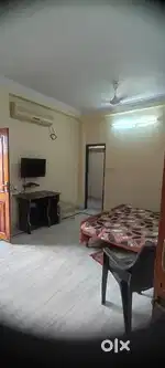 NEW AC LUXURY FULLY FURNISHED BIG ROOM, KITCHEN, TOILET, BALCONY A