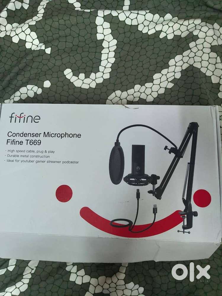 FIFINE T669 USB Condenser Mic Kit + Arm Stand  Under Warranty