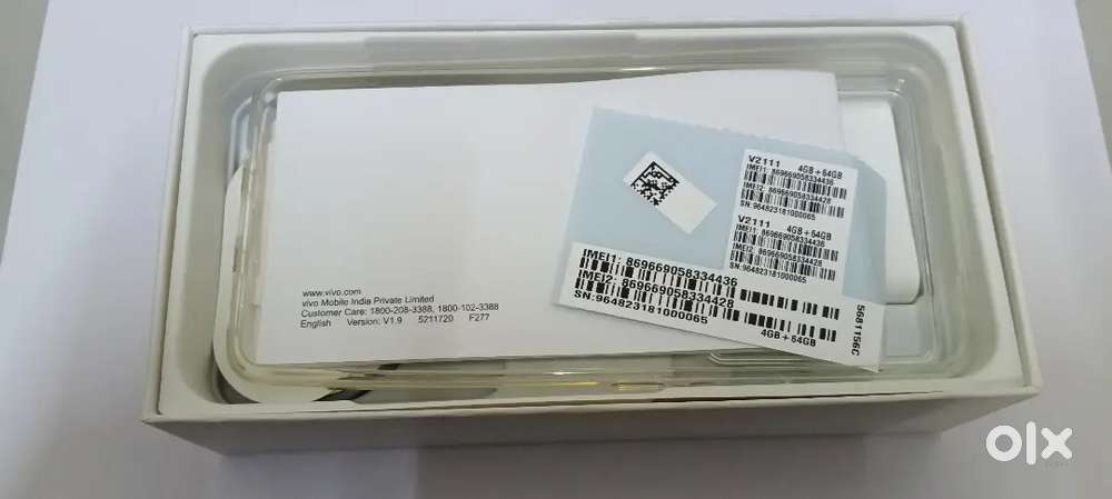 Vivo Y100 8/128. Display phone , not used phone. Small screen burn
