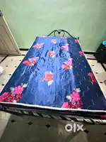 Iron Cot + Mattress  Strong  3 Years Used