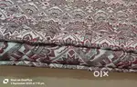 Folding plywood bed 6*3 feet with iron frame with 01cotton mattres