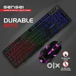 (Gaming Mouse FREE) Zebion Sensei Gaming RGB lighting keyboard.