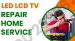 LED tv service door steps