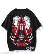 Anime printed oversized t shirt