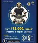 Rapido Bike Taxi is Hiring bikers in Siliguri