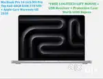 MacbookPro M4 Pro 14CPU/20GPU 48GB RAM 2TB SSD Silver 14 Just Unboxed