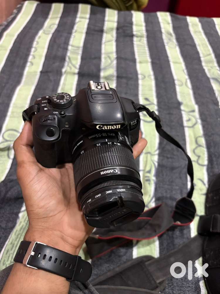 Canon 700D DSLR – Full Setup, Bag + Lens + Battery  Perfect Workin
