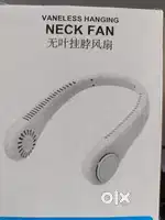 Vaneless hanging neck fan