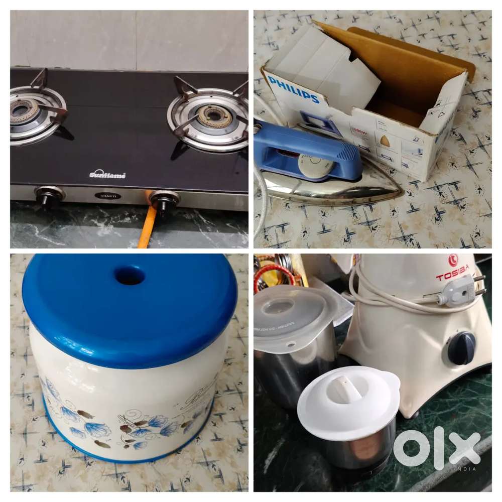 Gas oven mixer stool and iron