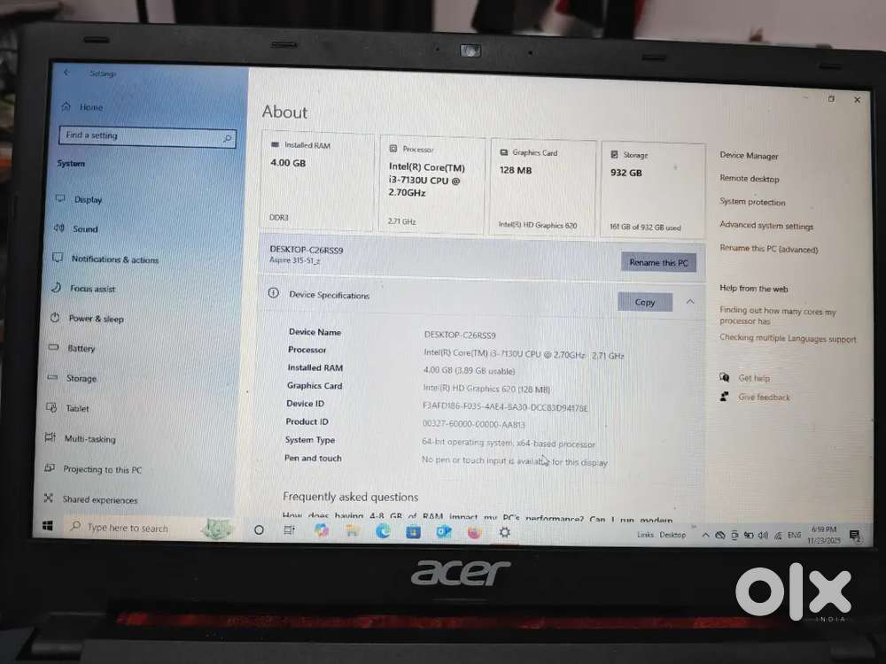 Acer Laptop