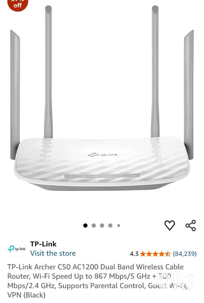 TP LINK ARCHER C50 ROUETR