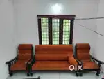 1, 3 seater and 2, 1 seater sofa set