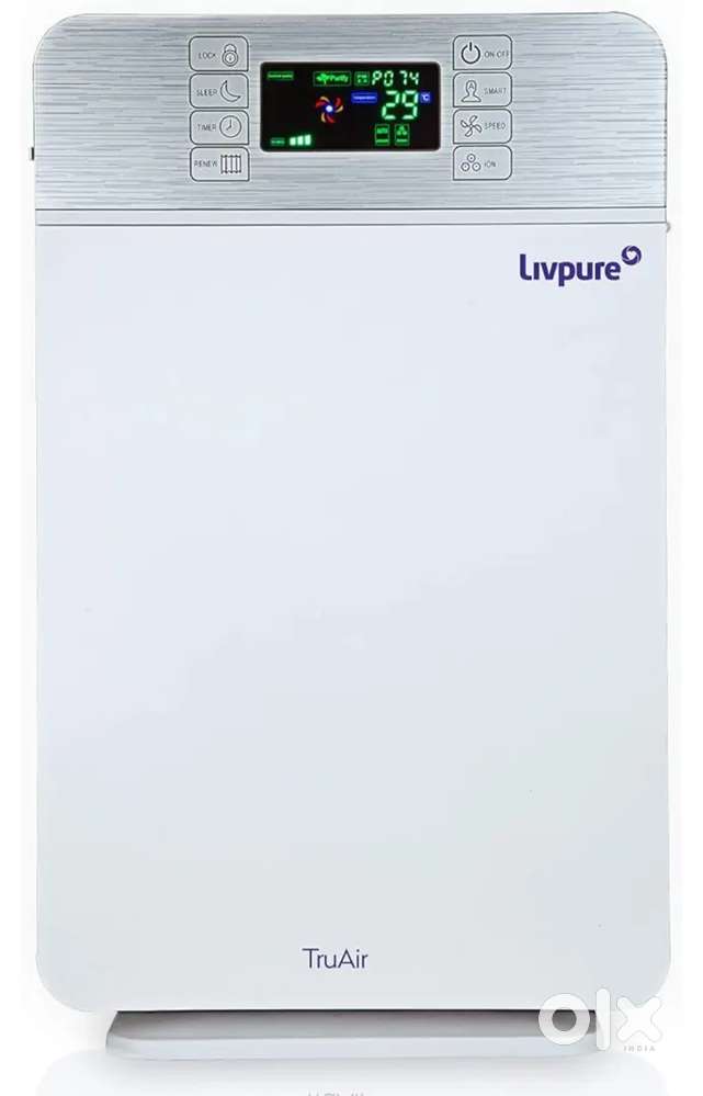 Liv Pure Brand Air Purifier with AQI monitor ionizer and HEPA Filter