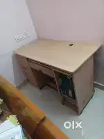 Wooden table for desktop PC
