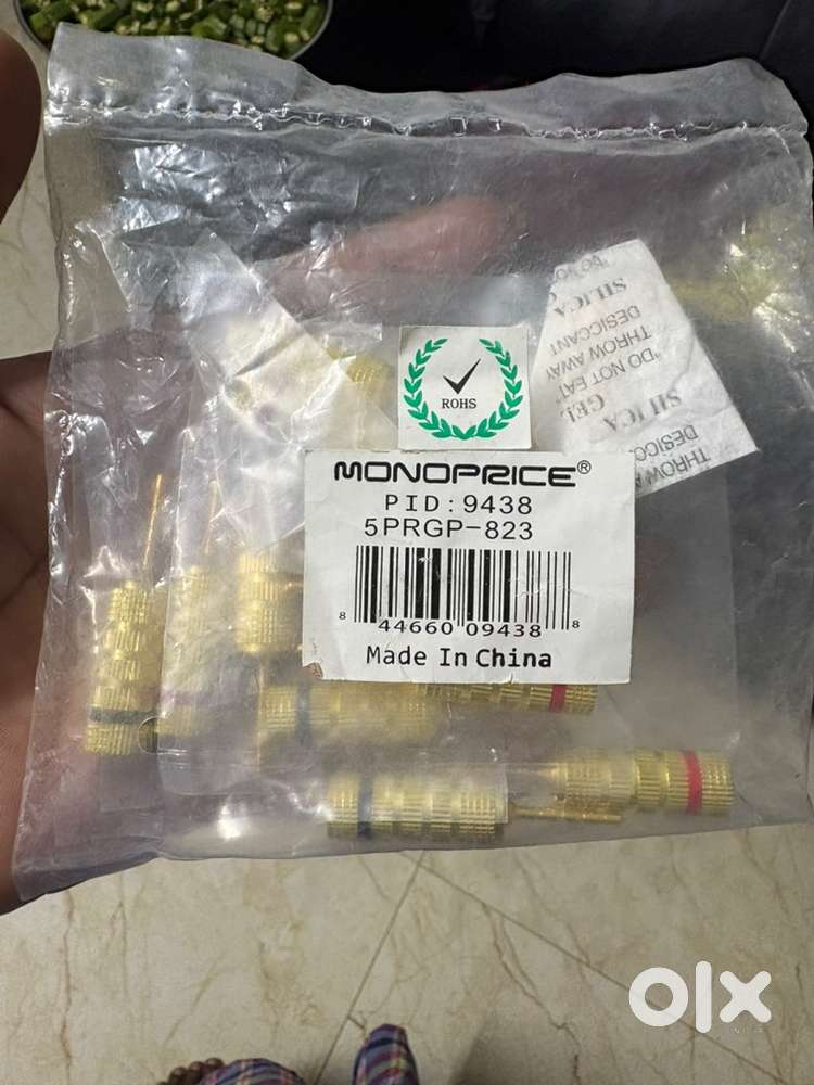 Monoprice banana pin plug 5 pairs