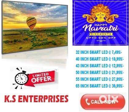 50 INCH 4K UHD SMART LED WITH VOICE COMMAND REMOTE @ 21999/-