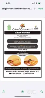 Cook cum Helper for tiffin Centre