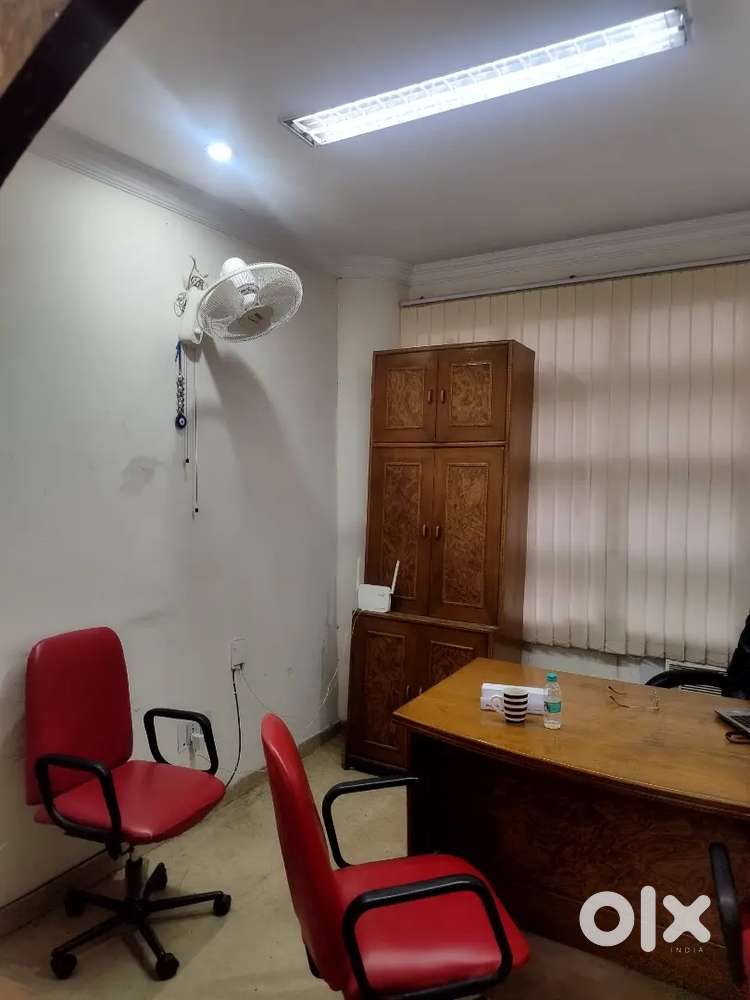 One cabin 5 seat full furnished office in district center in 35000 rs